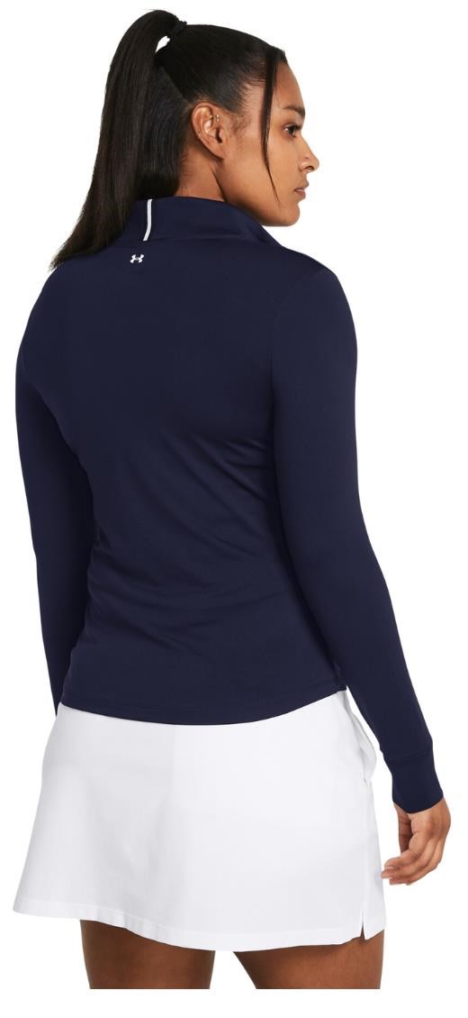 Under Armour Playoff 1/4 Zip Damen Sweatshirt, midnight navy/white