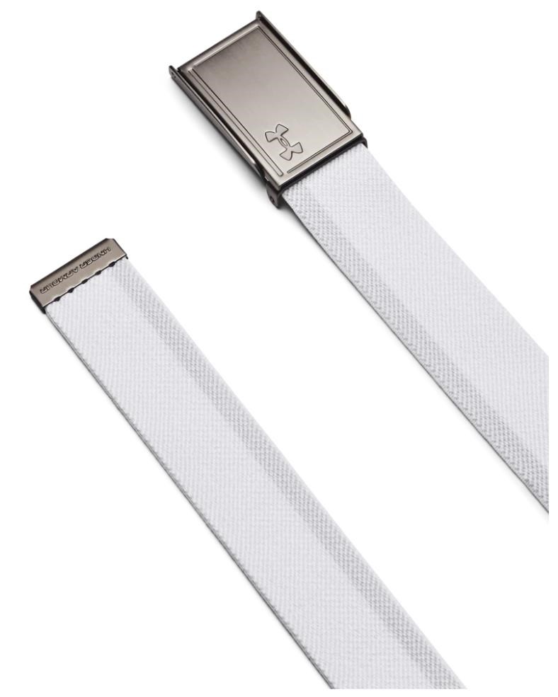 Under Armour Drive Stretch Webbing Damen Gürtel, weiss/grau