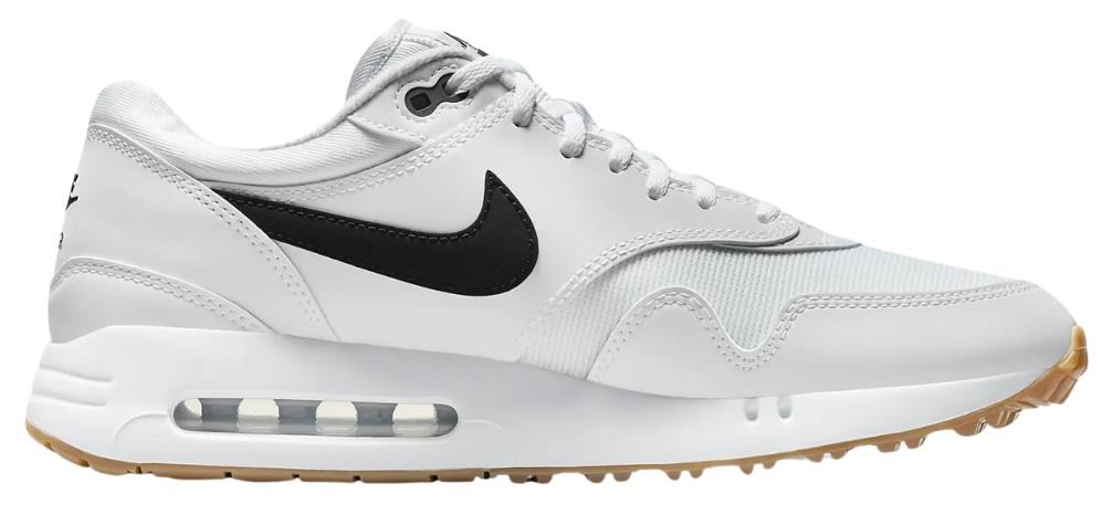 Nike Air Max 1‘86 OG Unisex Golfschuhe, weiss/schwarz