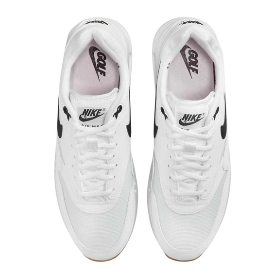Nike Air Max 1‘86 OG Unisex Golfschuhe, weiss/schwarz