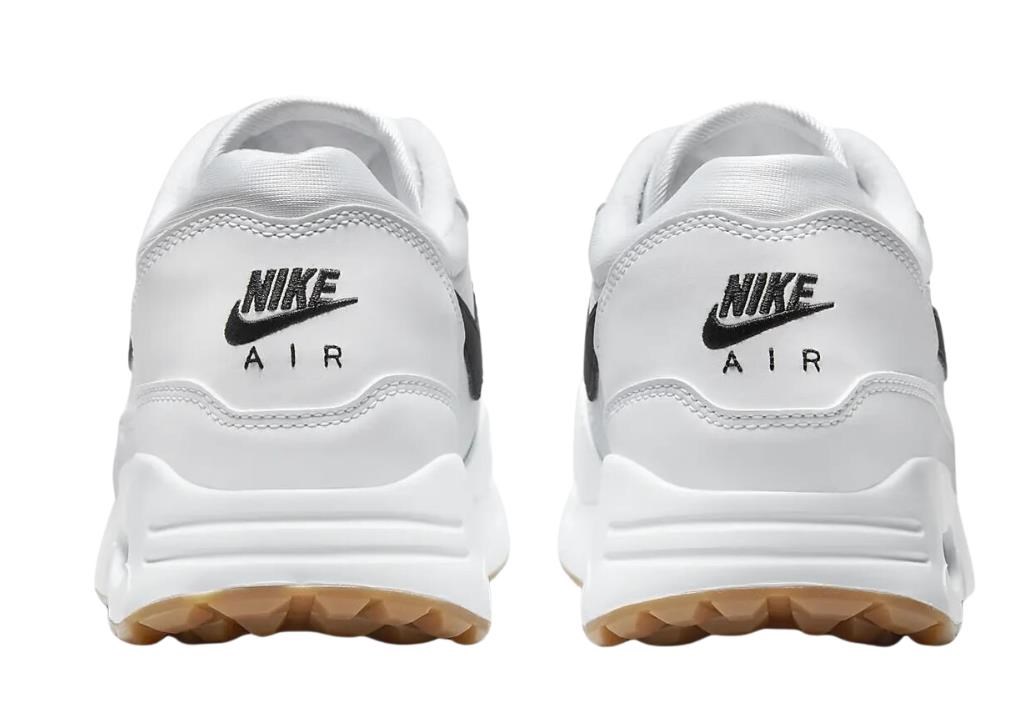 Nike Air Max 1‘86 OG Unisex Golfschuhe, weiss/schwarz