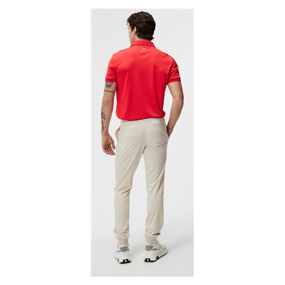 J.Lindeberg Tour Tech Regular Fit Herren Poloshirt, rot