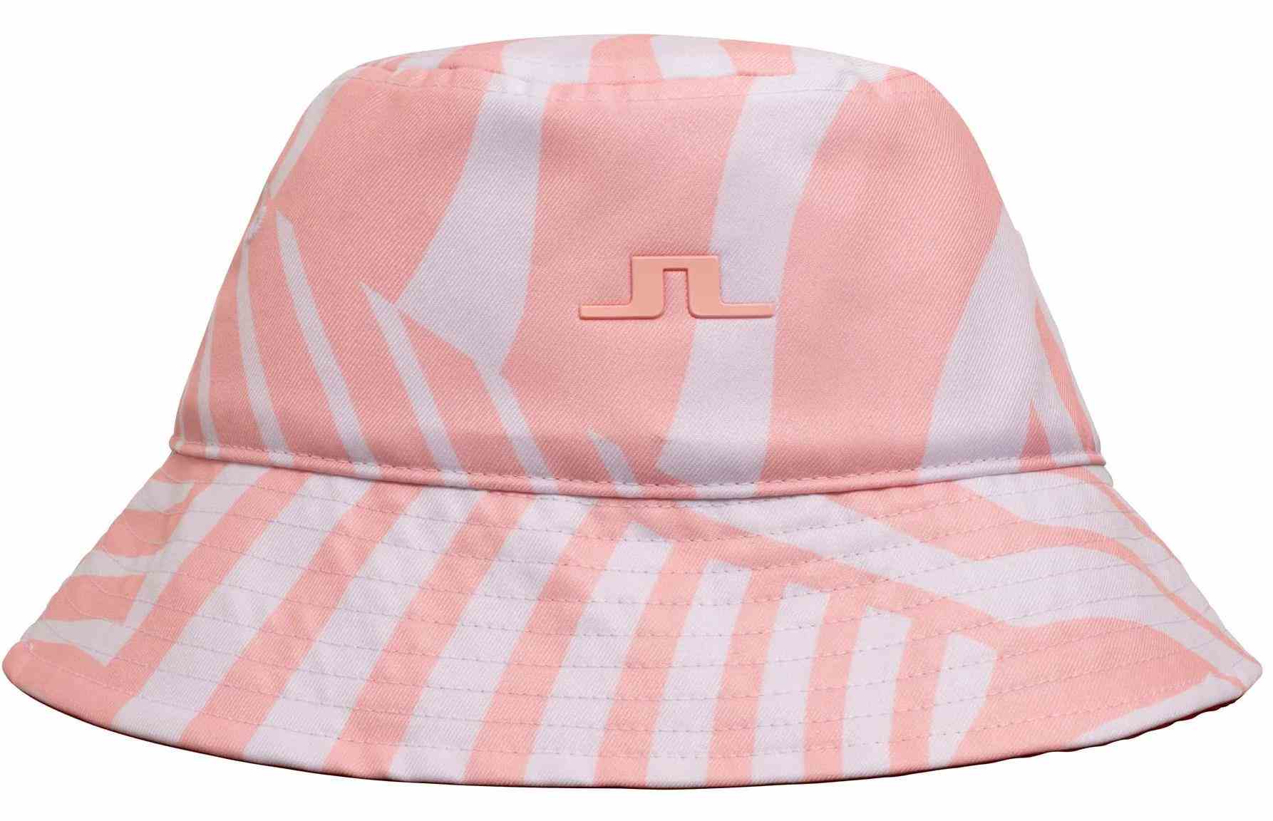 J.Lindeberg Wave Damen Bucket Hut, rosa/weiss