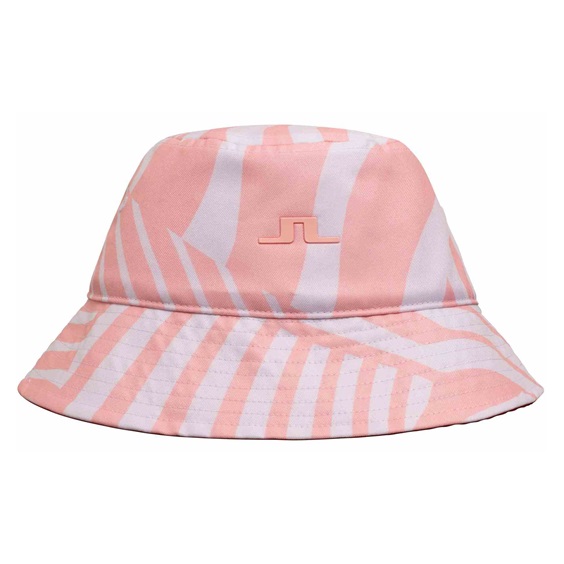 J.Lindeberg Wave Damen Bucket Hut, rosa/weiss
