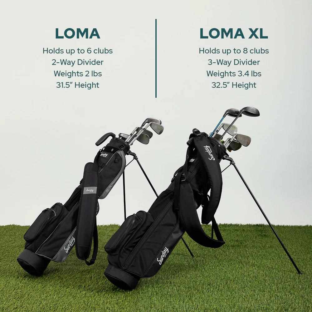 Sunday Golf Loma XL Carrybag, midnight green