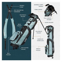 Sunday Golf Loma XL Carrybag, midnight green