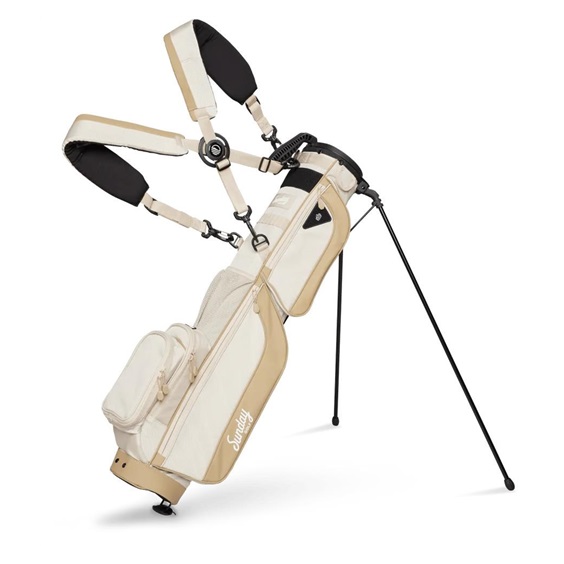 Sunday Golf Loma XL Carrybag, beige/weiss