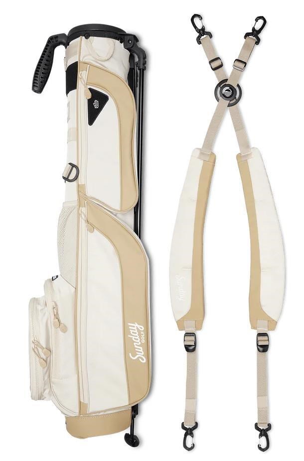 Sunday Golf Loma XL Carrybag, beige/weiss