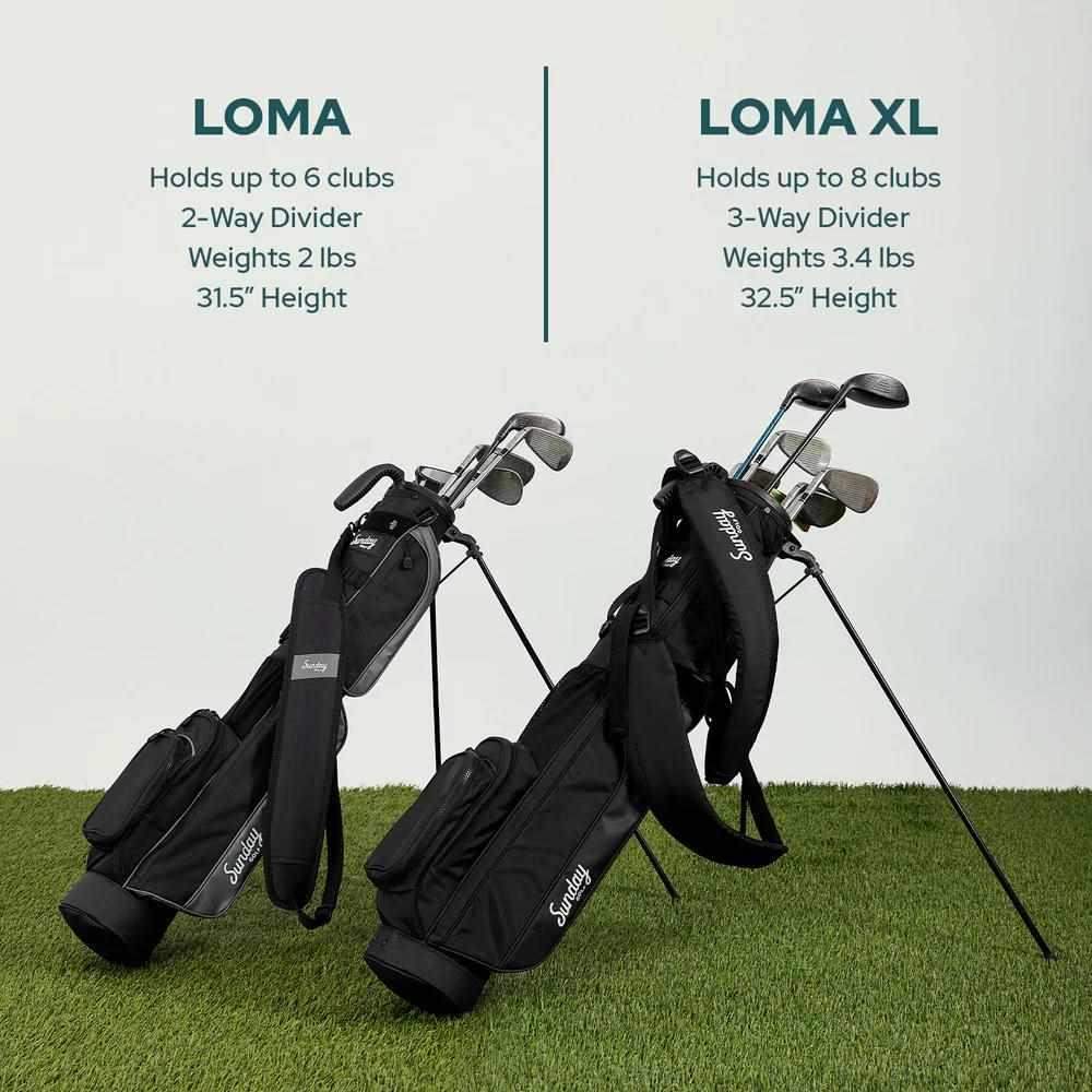Sunday Golf Loma XL Carrybag, beige/weiss