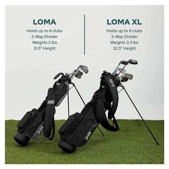 Sunday Golf Loma XL Carrybag, beige/weiss