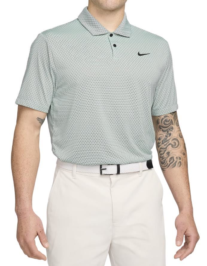 Nike Dri-FIT Tour Jacquard Herren Poloshirt, glacier blue/light lemon