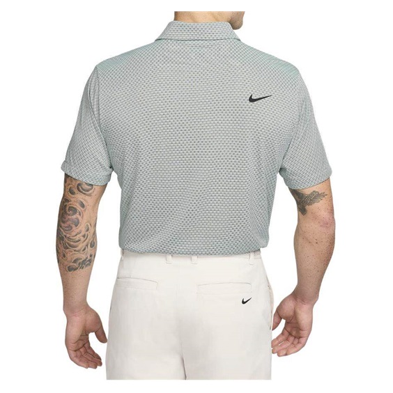 Nike Dri-FIT Tour Jacquard Herren Poloshirt, glacier blue/light lemon