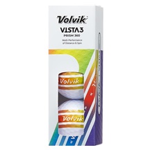 Volvik Vista 3 Prism 360 Golfbälle, weiss