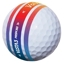 Volvik Vista 3 Prism 360 Golfbälle, weiss