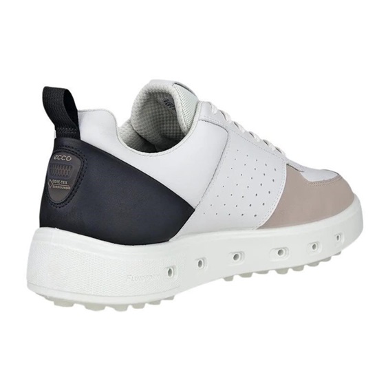 Ecco Street 720 Herren Golfschuhe, white/black/gravel