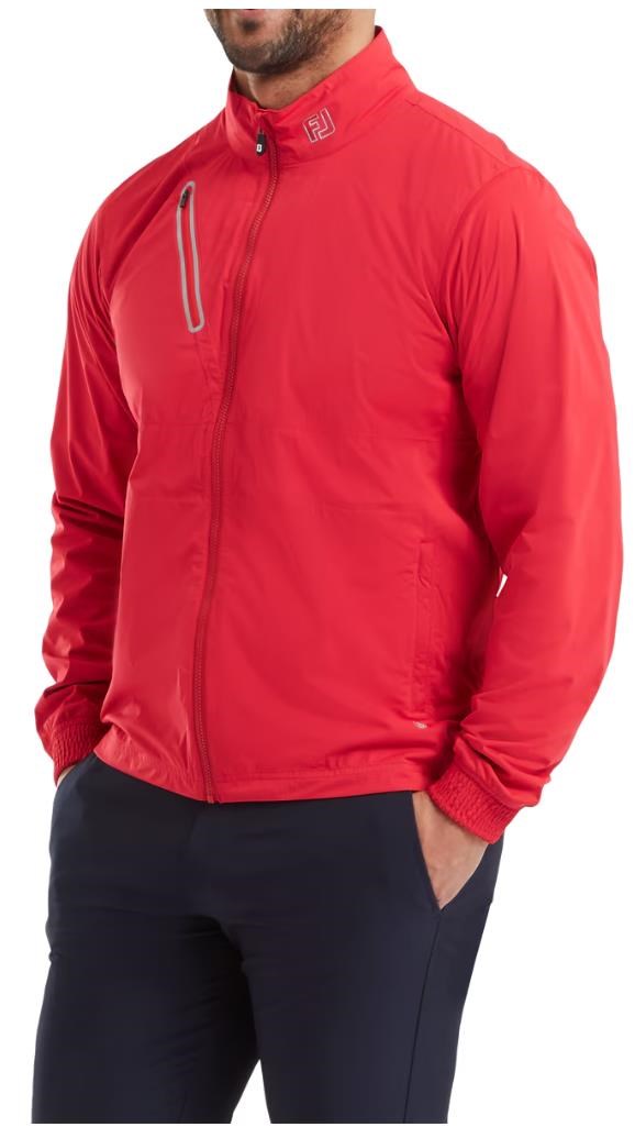 FootJoy Hydroknit Waterproof Herrenjacke, rot