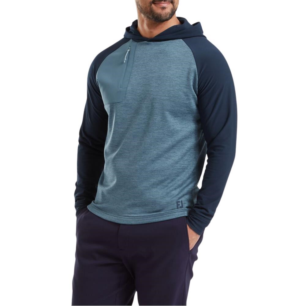 FootJoy ThermoSeries Pullover Hoodies Herren Sweatshirt, dunkelblau