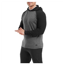 FootJoy ThermoSeries Pullover Hoodies Herren Sweatshirt, grau/swchwarz
