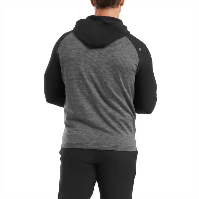 FootJoy ThermoSeries Pullover Hoodies Herren Sweatshirt, grau/swchwarz