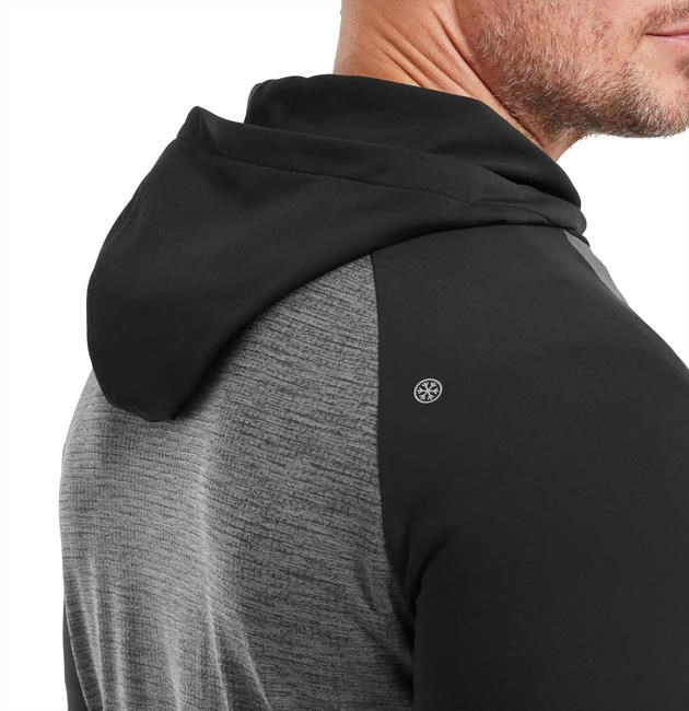 FootJoy ThermoSeries Pullover Hoodies Herren Sweatshirt, grau/swchwarz