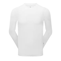 FootJoy ThermoSeries Fleece Base Layer Herren Langarm-Polo, weiss