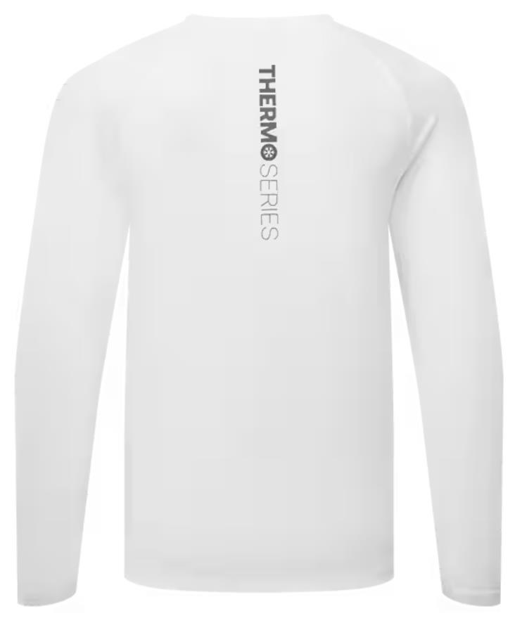 FootJoy ThermoSeries Fleece Base Layer Herren Langarm-Polo, weiss