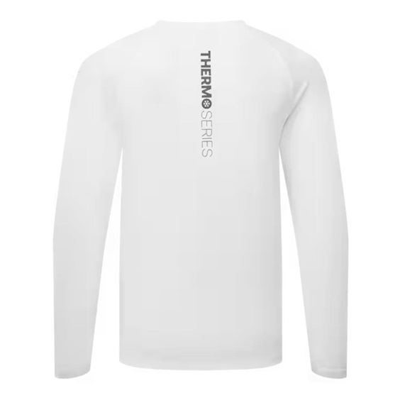 FootJoy ThermoSeries Fleece Base Layer Herren Langarm-Polo, weiss