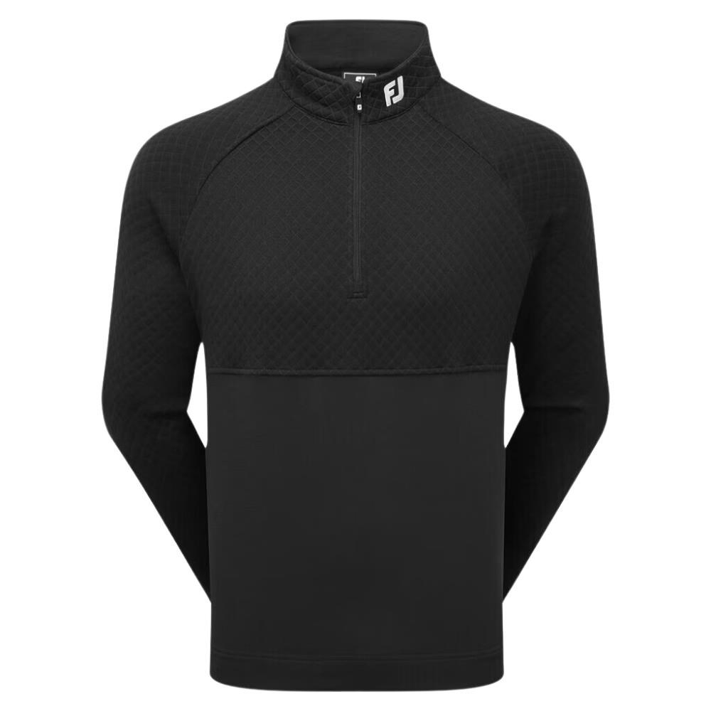 FootJoy Jacquard Thermal Chill-Out Herren Sweatshirt, schwarz