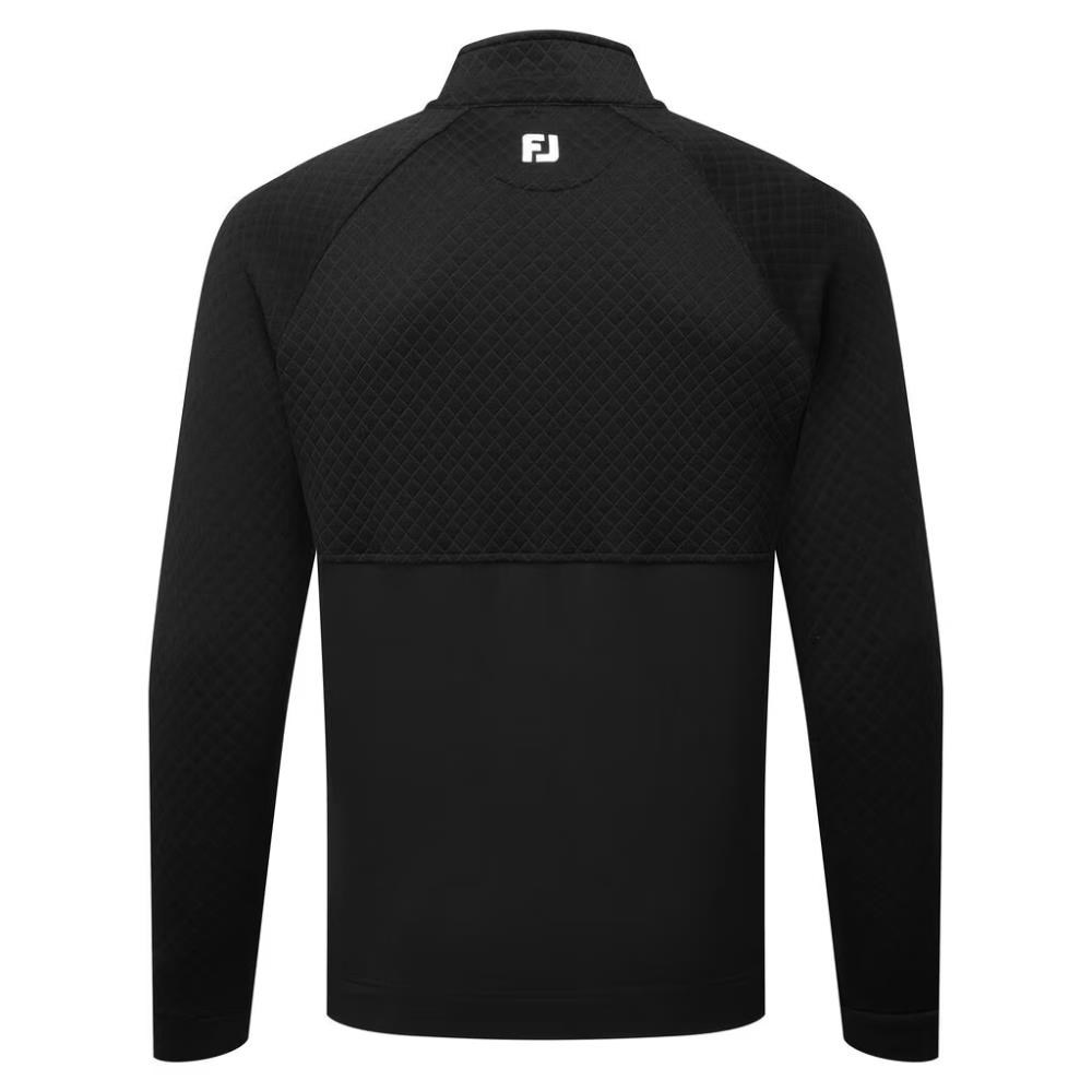 FootJoy Jacquard Thermal Chill-Out Herren Sweatshirt, schwarz