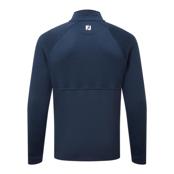 FootJoy Jacquard Thermal Chill-Out Herren Sweatshirt, dunkelblau