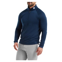 FootJoy Jacquard Thermal Chill-Out Herren Sweatshirt, dunkelblau