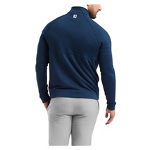 FootJoy Jacquard Thermal Chill-Out Herren Sweatshirt, dunkelblau