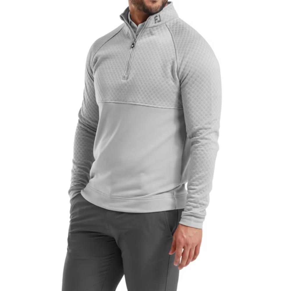 FootJoy Jacquard Thermal Chill-Out Herren Sweatshirt, grau