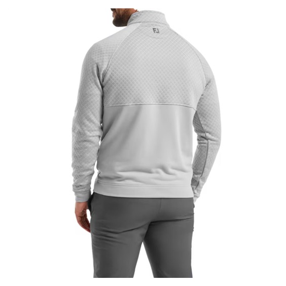 FootJoy Jacquard Thermal Chill-Out Herren Sweatshirt, grau