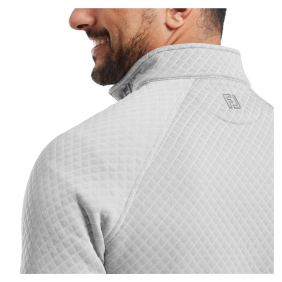 FootJoy Jacquard Thermal Chill-Out Herren Sweatshirt, grau