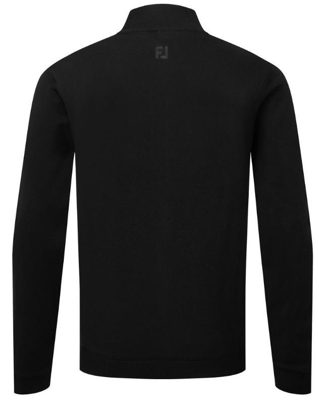 FootJoy Drirelease Full-Zip Midlayer Herren Pullover, schwarz