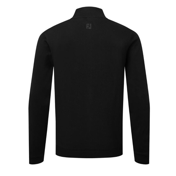 FootJoy Drirelease Full-Zip Midlayer Herren Pullover, schwarz