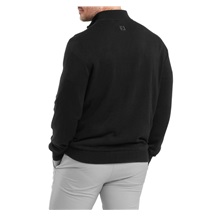 FootJoy Drirelease Full-Zip Midlayer Herren Pullover, schwarz