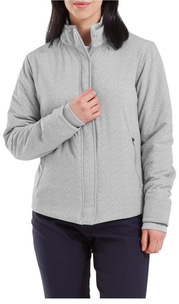 Footjoy ThermoSeries Damenjacke, floral tonal grey