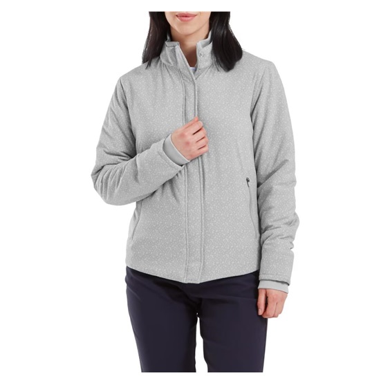 Footjoy ThermoSeries Damenjacke, floral tonal grey