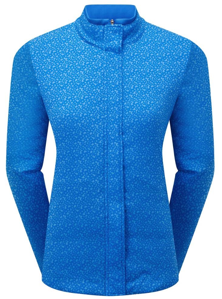 Footjoy ThermoSeries Damenjacke, Floralblau
