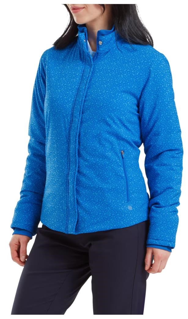 Footjoy ThermoSeries Damenjacke, Floralblau