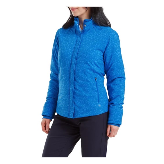 Footjoy ThermoSeries Damenjacke, Floralblau