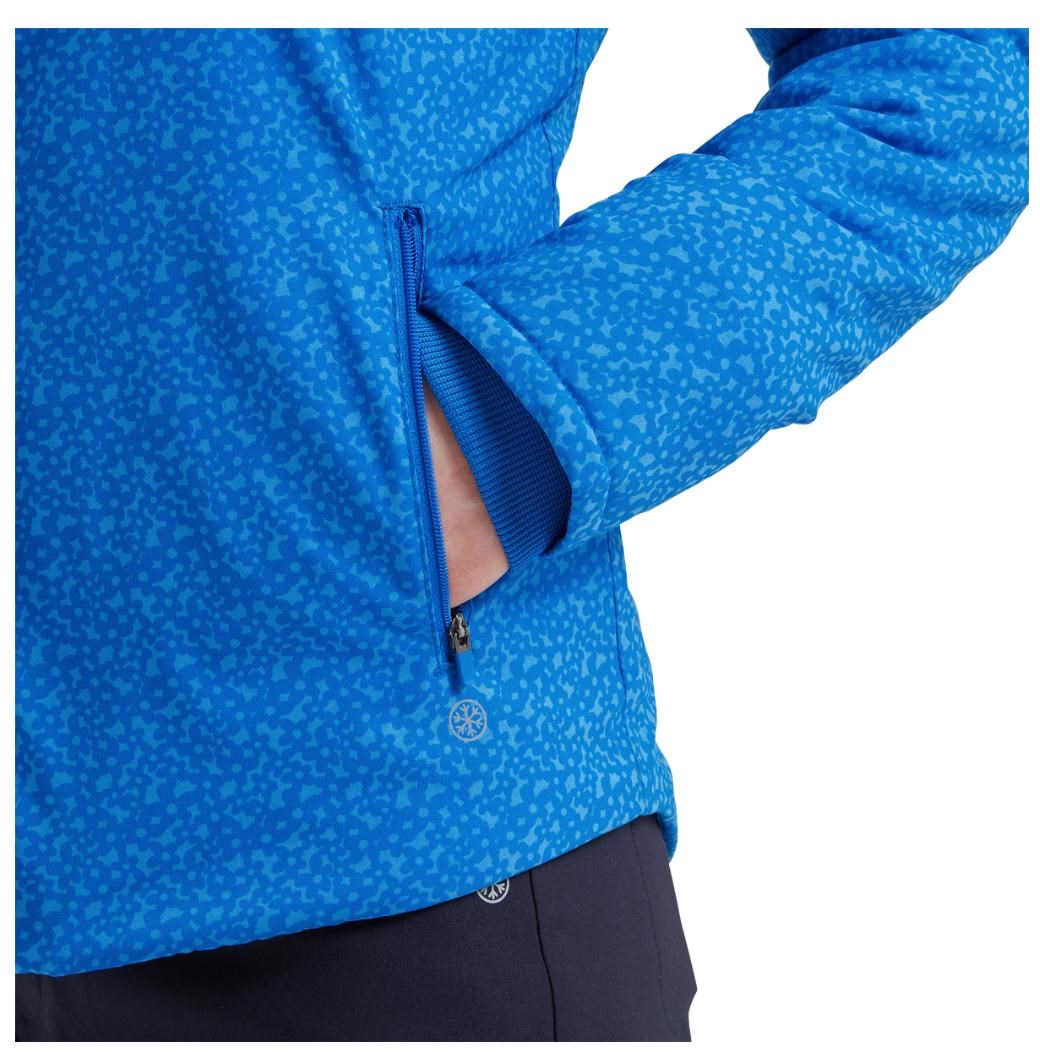 Footjoy ThermoSeries Damenjacke, Floralblau