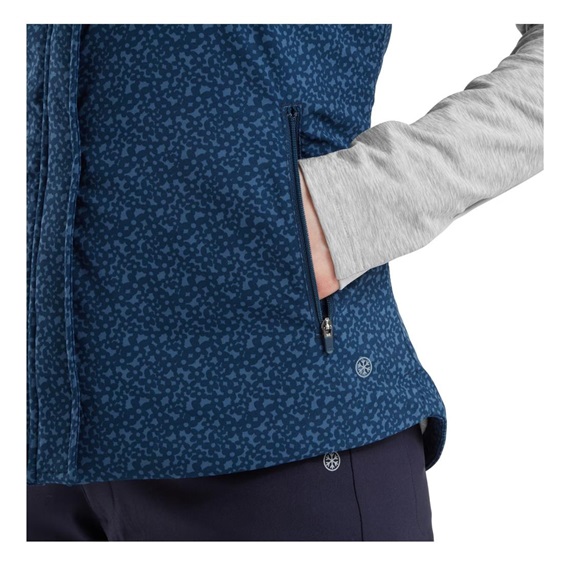 FootJoy ThermoSeries Damen Weste, floral tonal navy