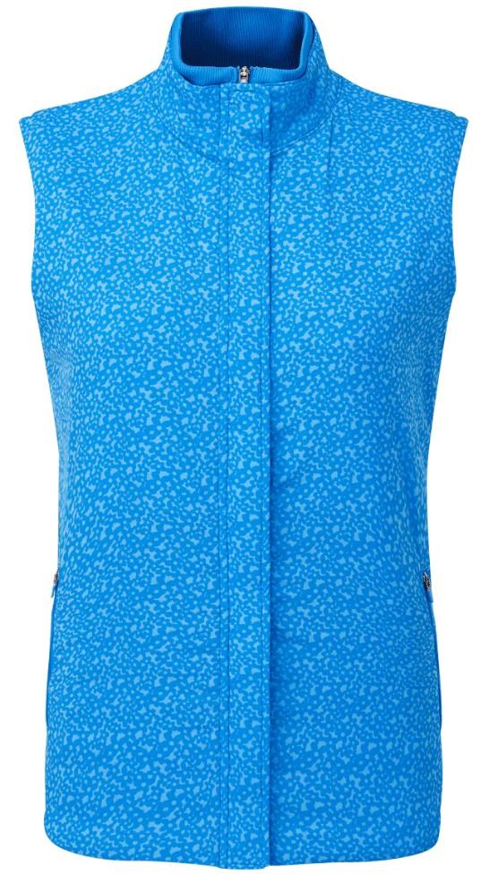 FootJoy ThermoSeries Damen Weste, floral tonal blue