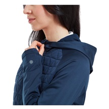 FootJoy Thermoseries Hybrid Hoodie Damen, floral tonal navy