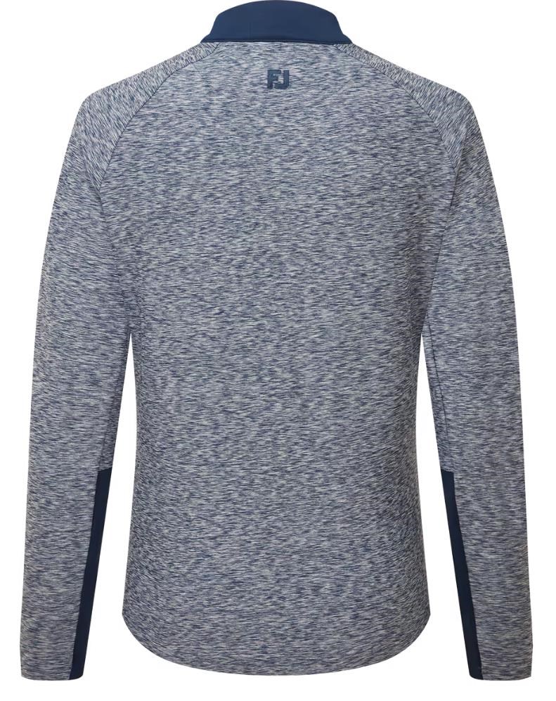 Footjoy Full-Zip Space Dye Thermal Midlayer Damen Sweatshirt, navy