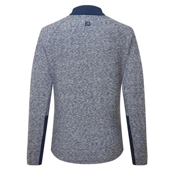 Footjoy Full-Zip Space Dye Thermal Midlayer Damen Sweatshirt, navy