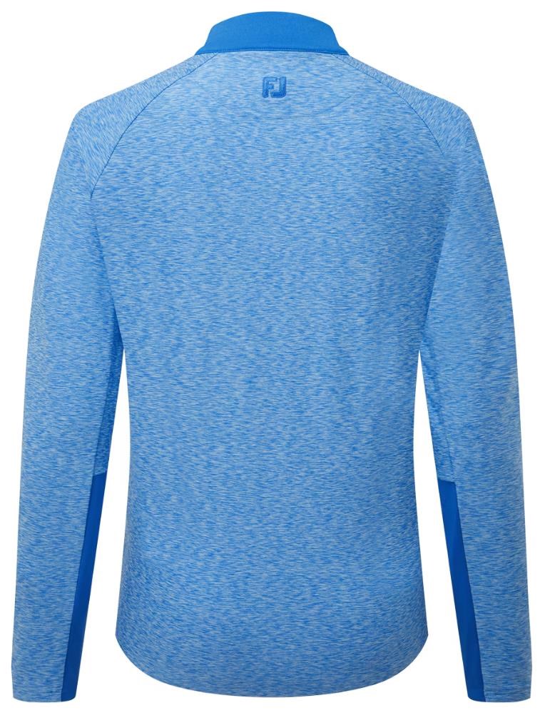 Footjoy Full-Zip Space Dye Thermal Midlayer Damen Sweatshirt, blue/aqua